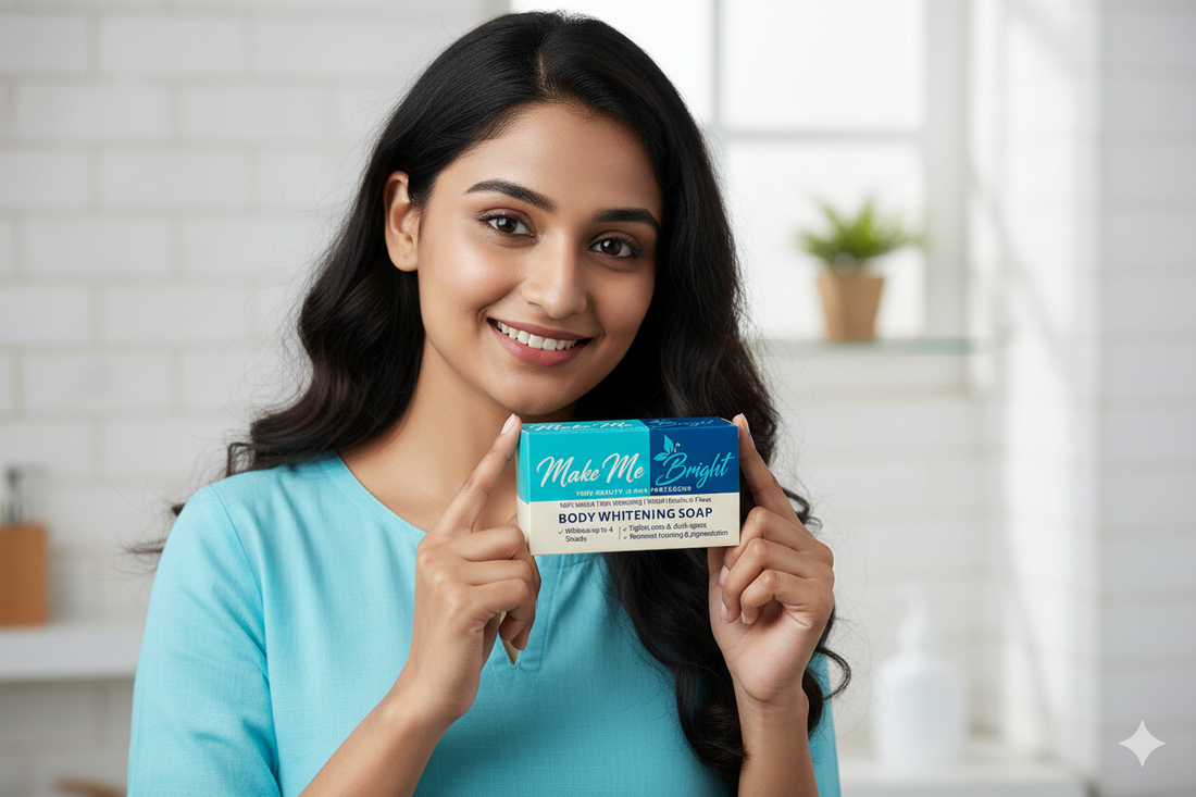 Beyond the Bar: Achieving Full-Body Radiance with MakeMeBright Whitening Soap and Targeted Creams