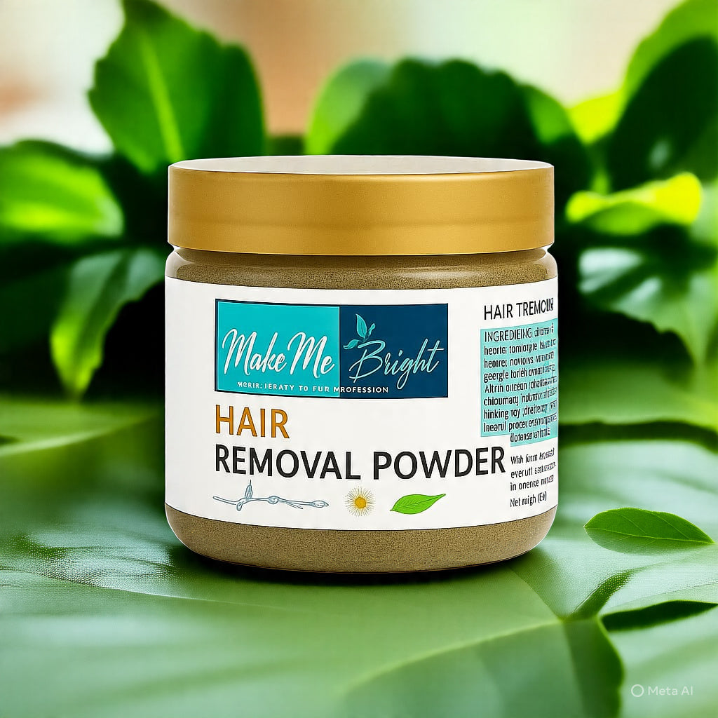 makemebright natural hair removal powder