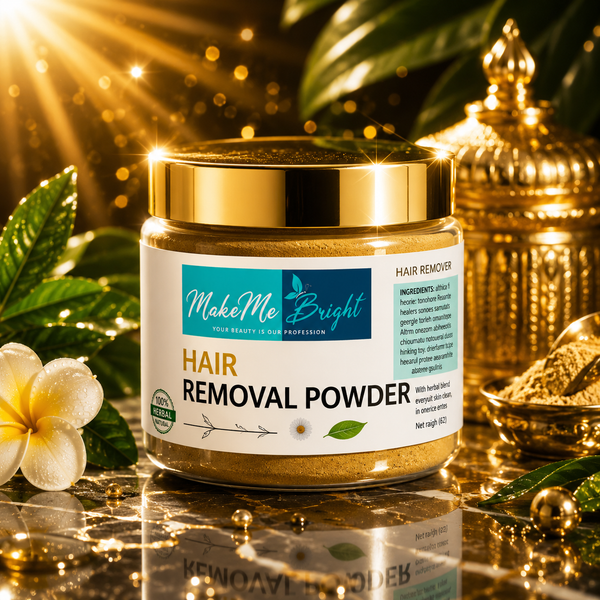 makemebright natural hair removal powder