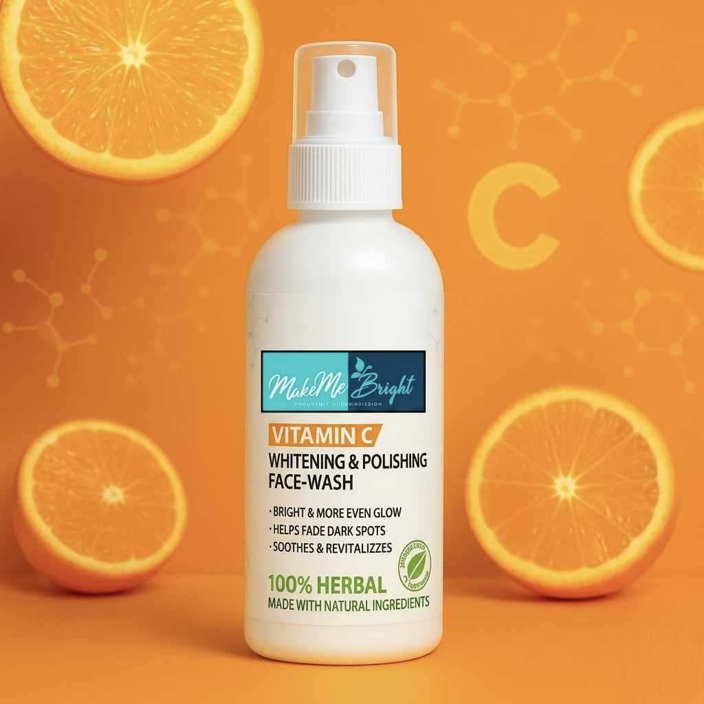 Makemebright vitamin c whitening polishing facewash