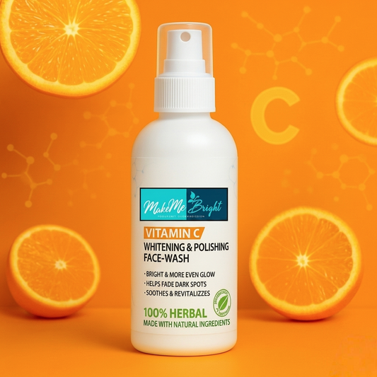 Makemebright vitamin c whitening polishing facewash