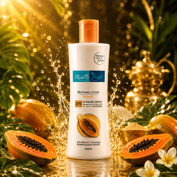 MakeMeBright Papaya Brightening Body Lotion – Visible Results in 7 Days