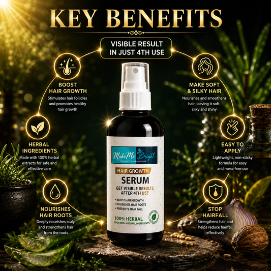 Makemebright hair growth serum